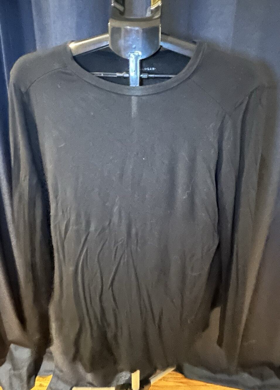 Halogen Black Long Sleeve Shirt Women's size M